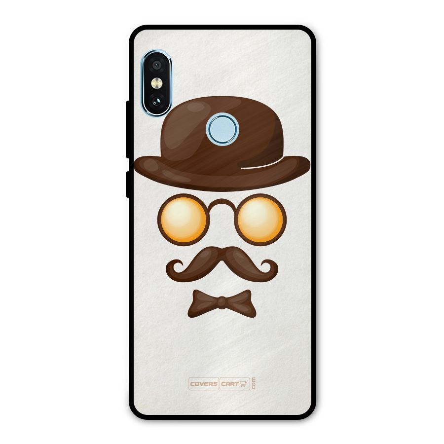 Retro Style Metal Back Case for Redmi Note 5 Pro