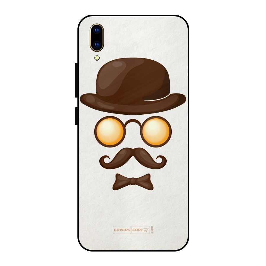 Retro Style Metal Back Case for Vivo V11 Pro