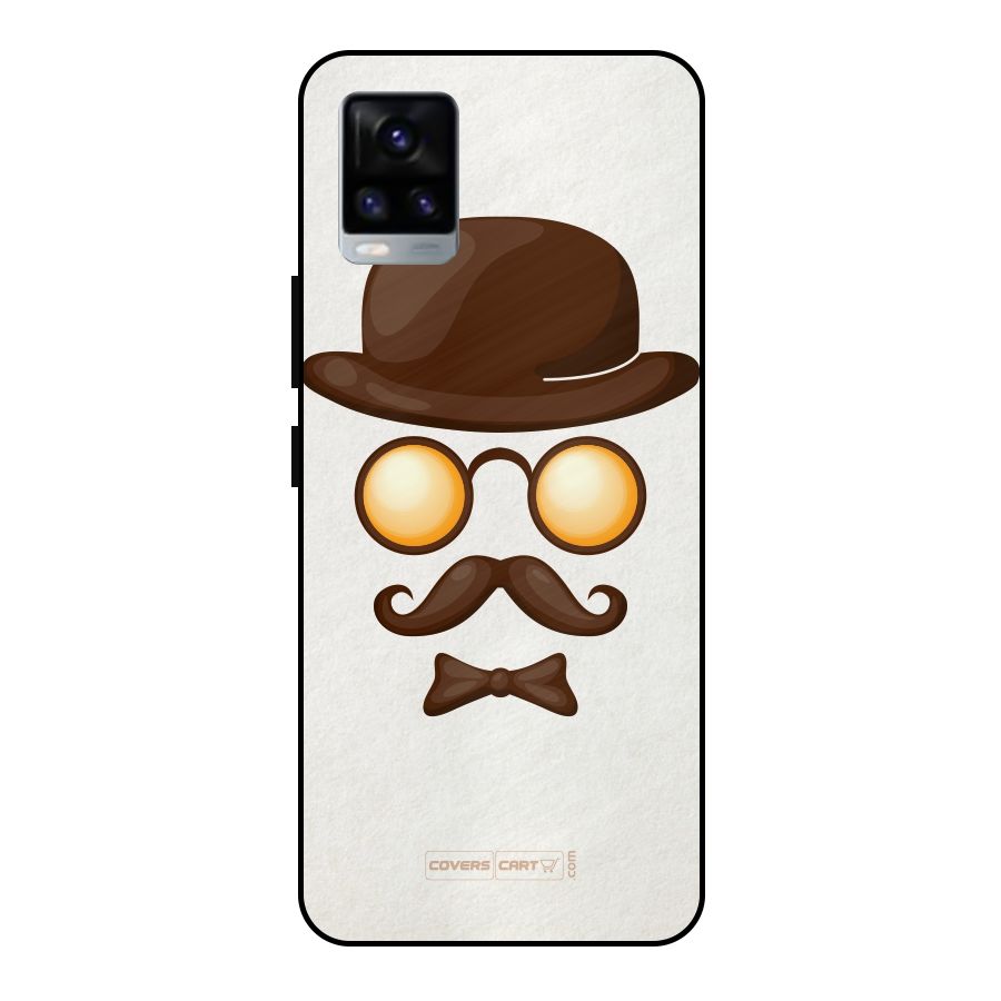 Retro Style Metal Back Case for Vivo V20 2021