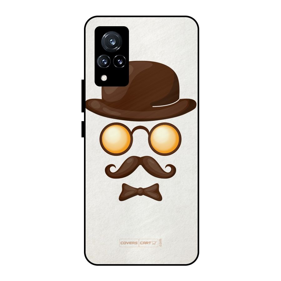 Retro Style Metal Back Case for Vivo V21 5G