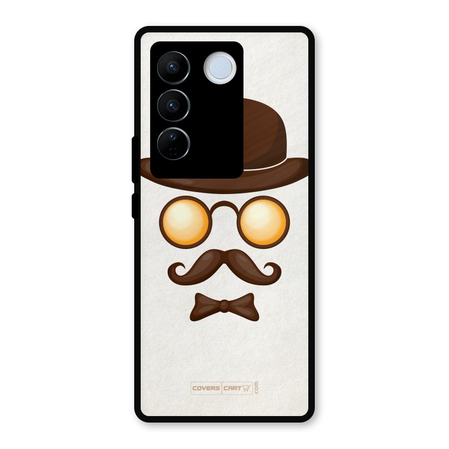 Retro Style Metal Back Case for Vivo V27