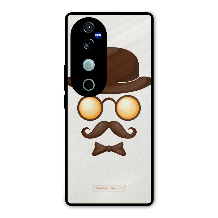 Retro Style Metal Back Case for Vivo V40