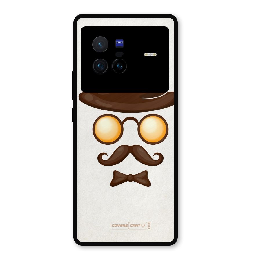 Retro Style Metal Back Case for Vivo X80
