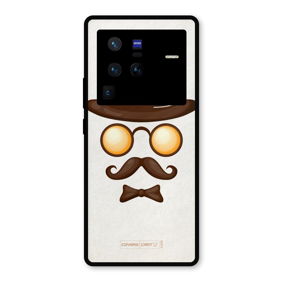 Retro Style Metal Back Case for Vivo X80 Pro