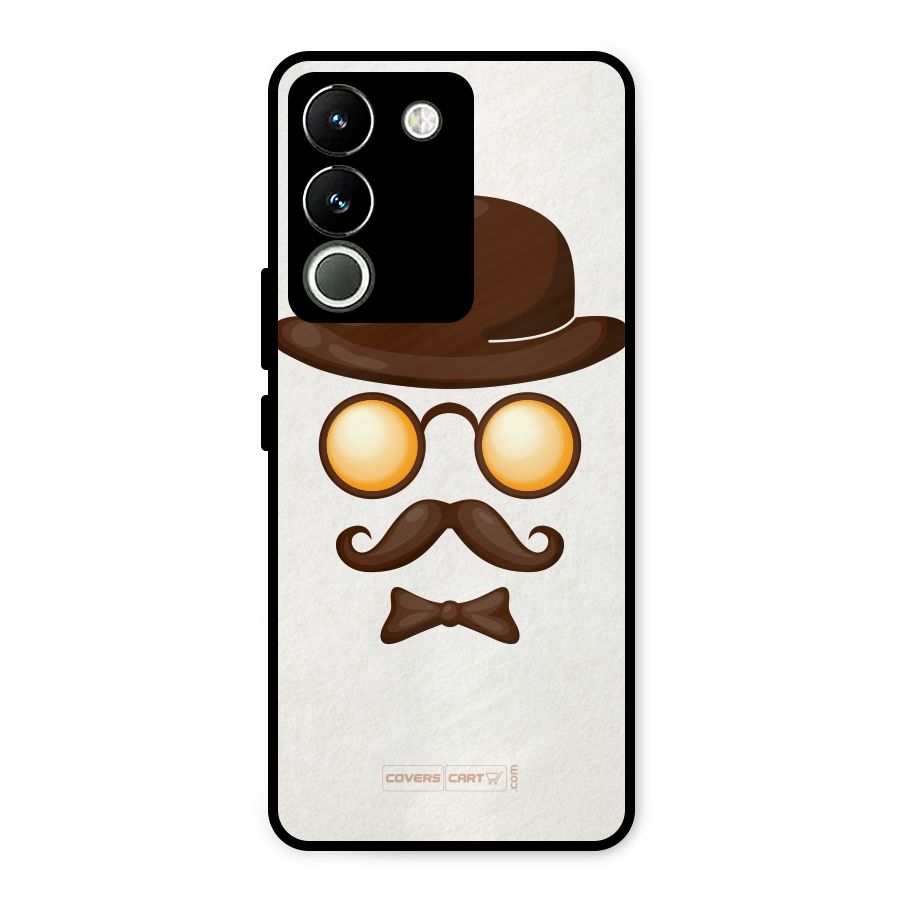 Retro Style Metal Back Case for Vivo Y200