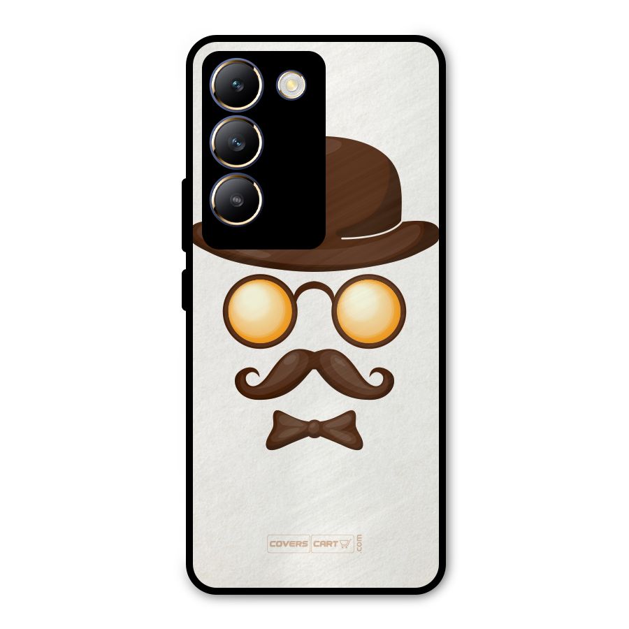 Retro Style Metal Back Case for Vivo Y200e