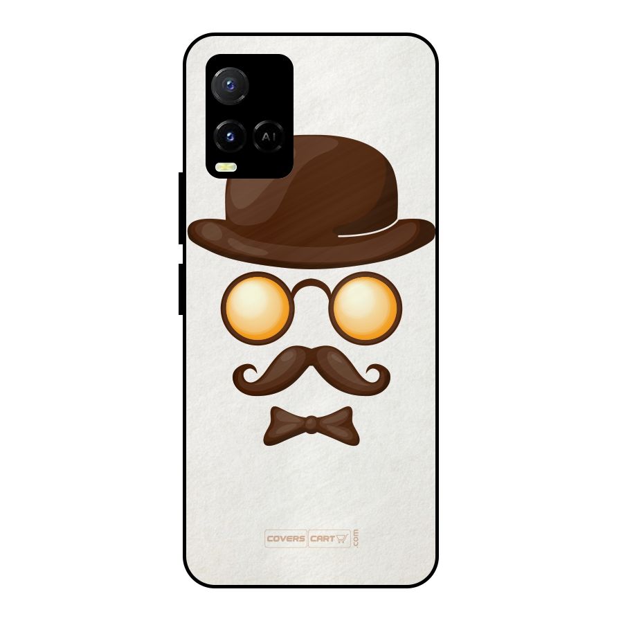 Retro Style Metal Back Case for Vivo Y21T