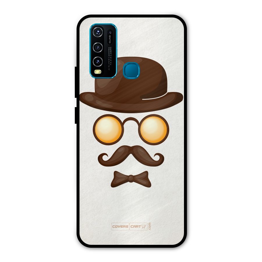 Retro Style Metal Back Case for Vivo Y50