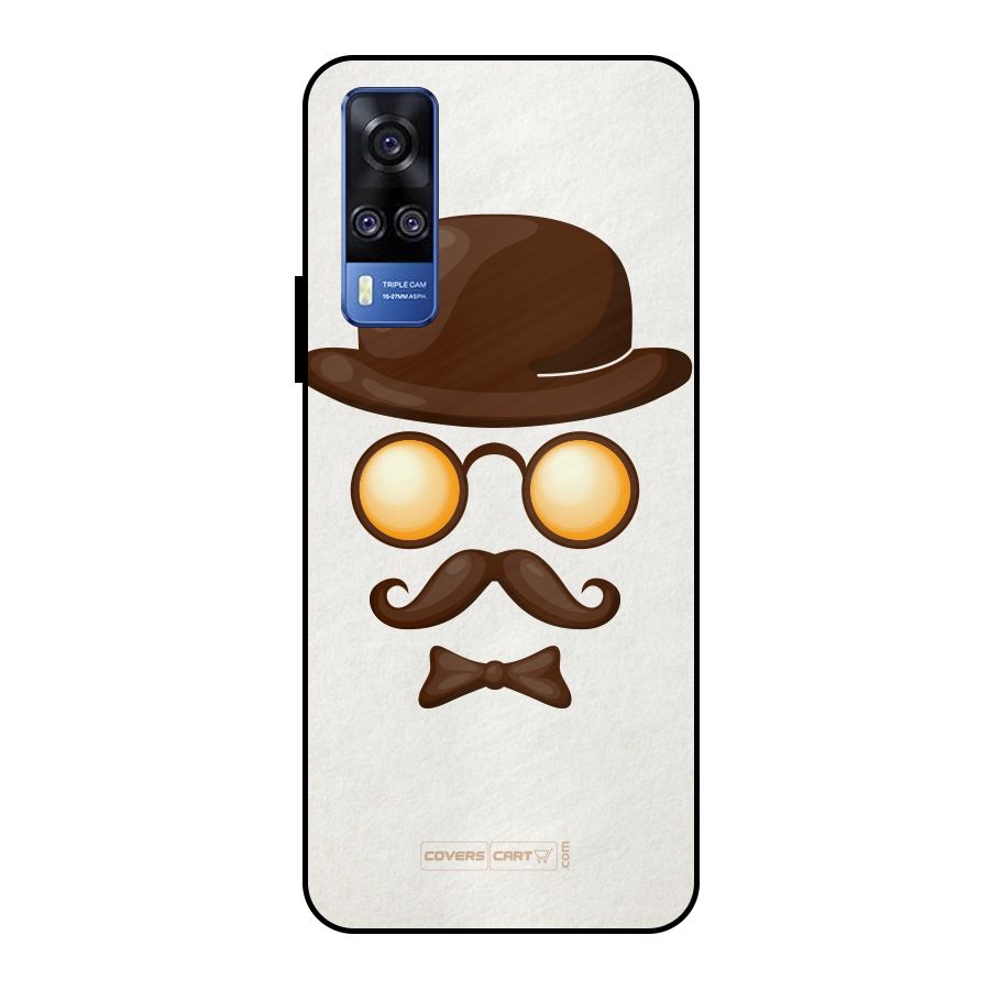 Retro Style Metal Back Case for Vivo Y51