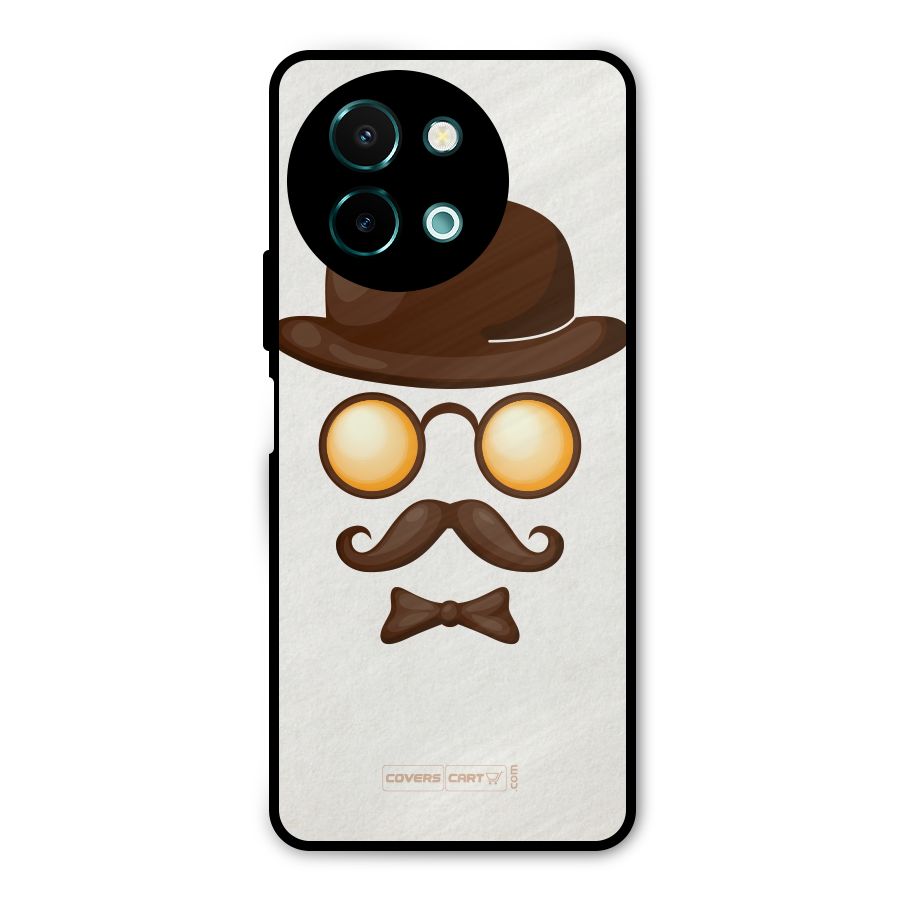 Retro Style Metal Back Case for Vivo Y58