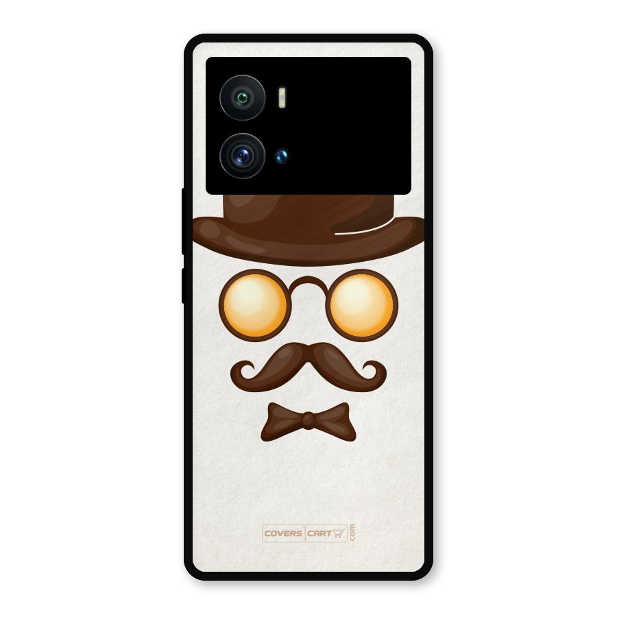Retro Style Metal Back Case for iQOO 9 Pro