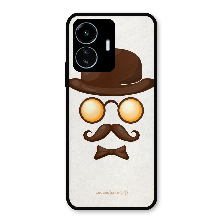 Retro Style Metal Back Case for vivo iQOO Z6 Lite 5G
