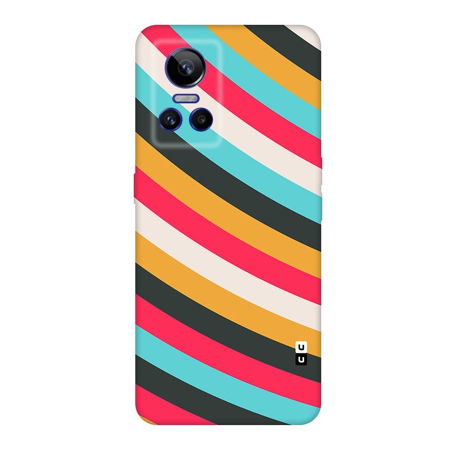 Retro Style Minimal Curves Original Polycarbonate Back Case for Realme GT Neo 3