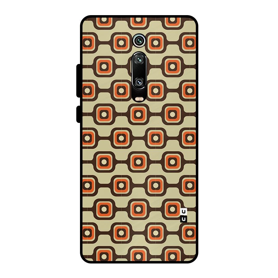 Retro Vintage Pattern Metal Back Case for Redmi K20