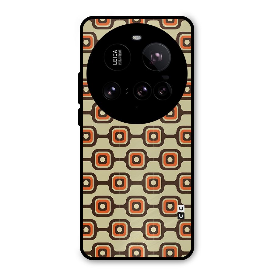 Retro Vintage Pattern Metal Back Case for Xiaomi 15 Ultra