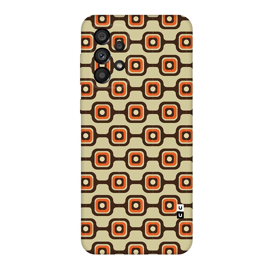 Retro Vintage Pattern Original Polycarbonate Back Case for Galaxy A73 5G
