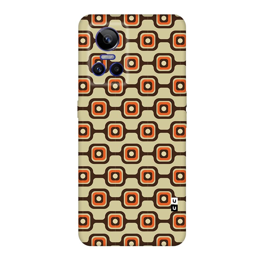 Retro Vintage Pattern Original Polycarbonate Back Case for Realme GT Neo 3