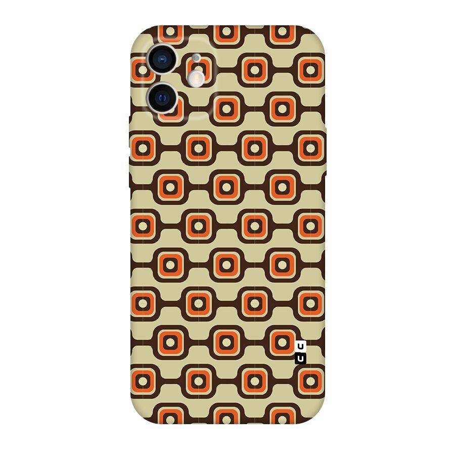 Retro Vintage Pattern Original Polycarbonate Back Case for iPhone 12