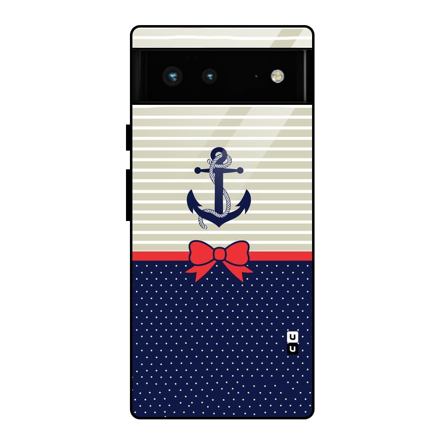 Ribbon Anchor Glass Back Case for Google Pixel 6