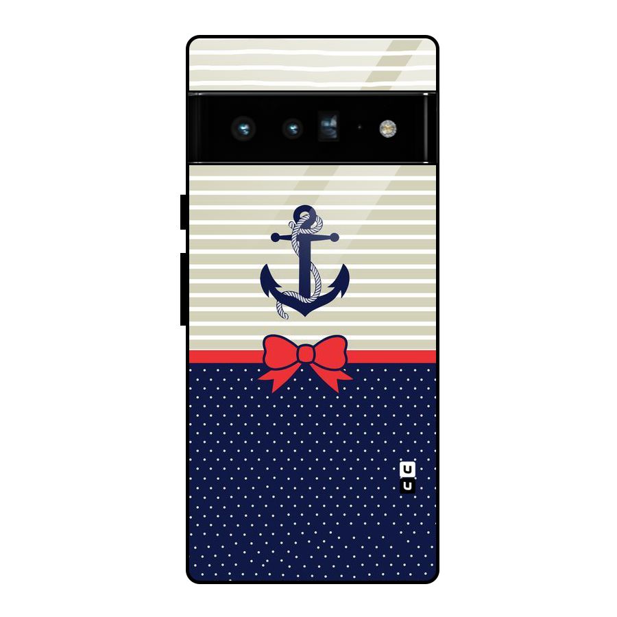 Ribbon Anchor Glass Back Case for Google Pixel 6 Pro