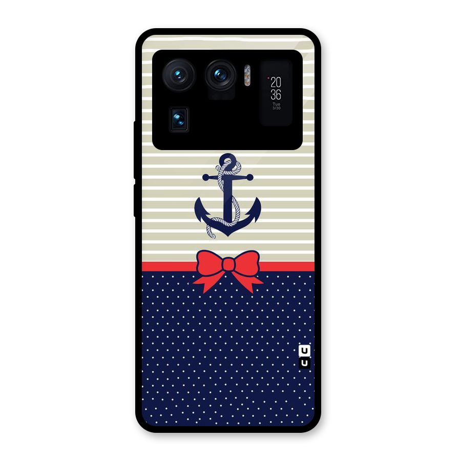 Ribbon Anchor Glass Back Case for Mi 11 Ultra
