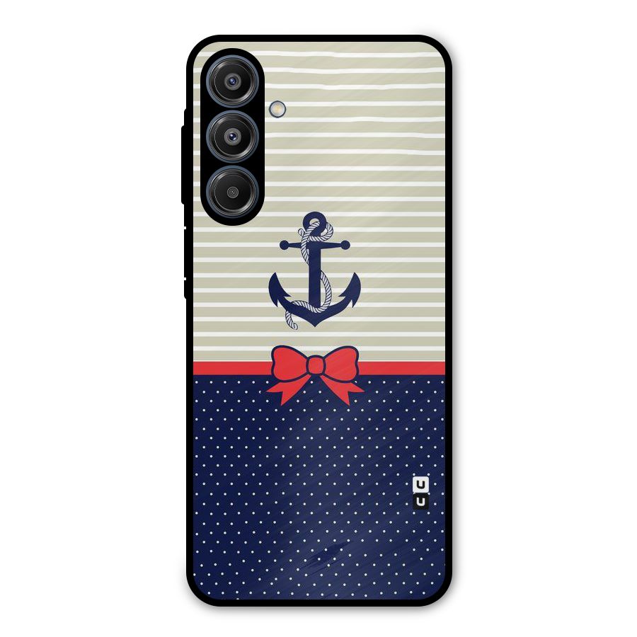 Ribbon Anchor Metal Back Case for Galaxy A16 5G