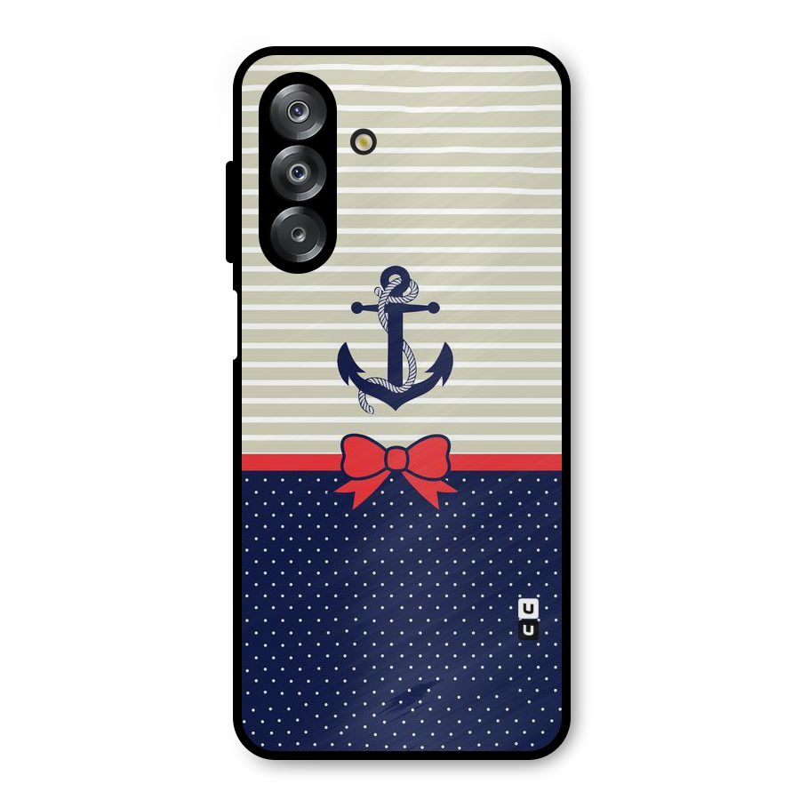 Ribbon Anchor Metal Back Case for Galaxy A26