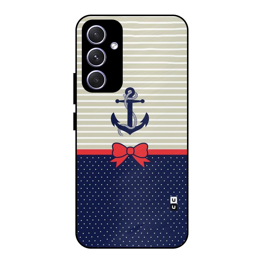 Ribbon Anchor Metal Back Case for Galaxy A54