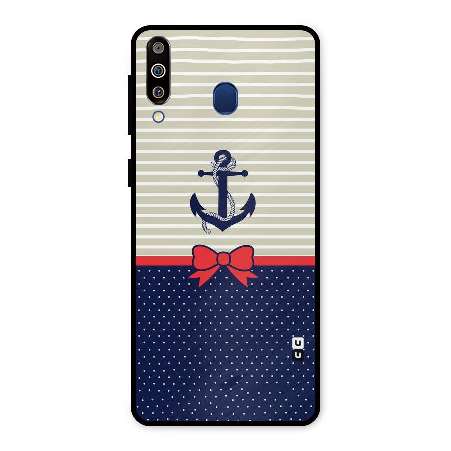 Ribbon Anchor Metal Back Case for Galaxy M30