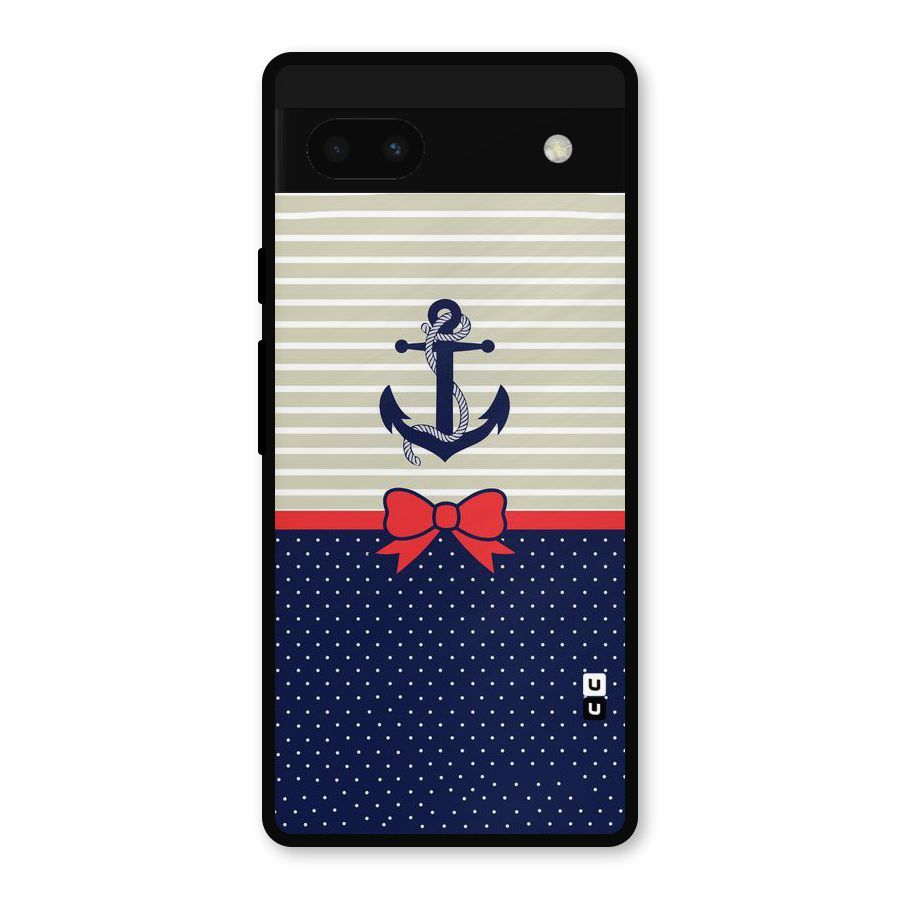 Ribbon Anchor Metal Back Case for Google Pixel 6a