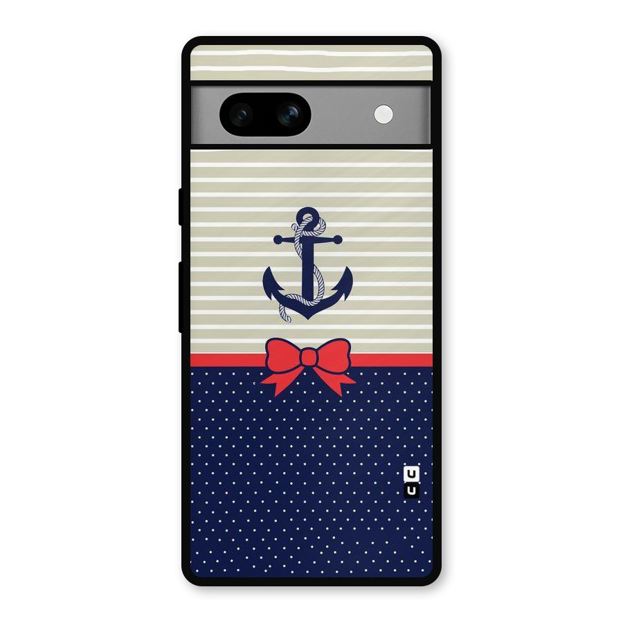 Ribbon Anchor Metal Back Case for Google Pixel 7a