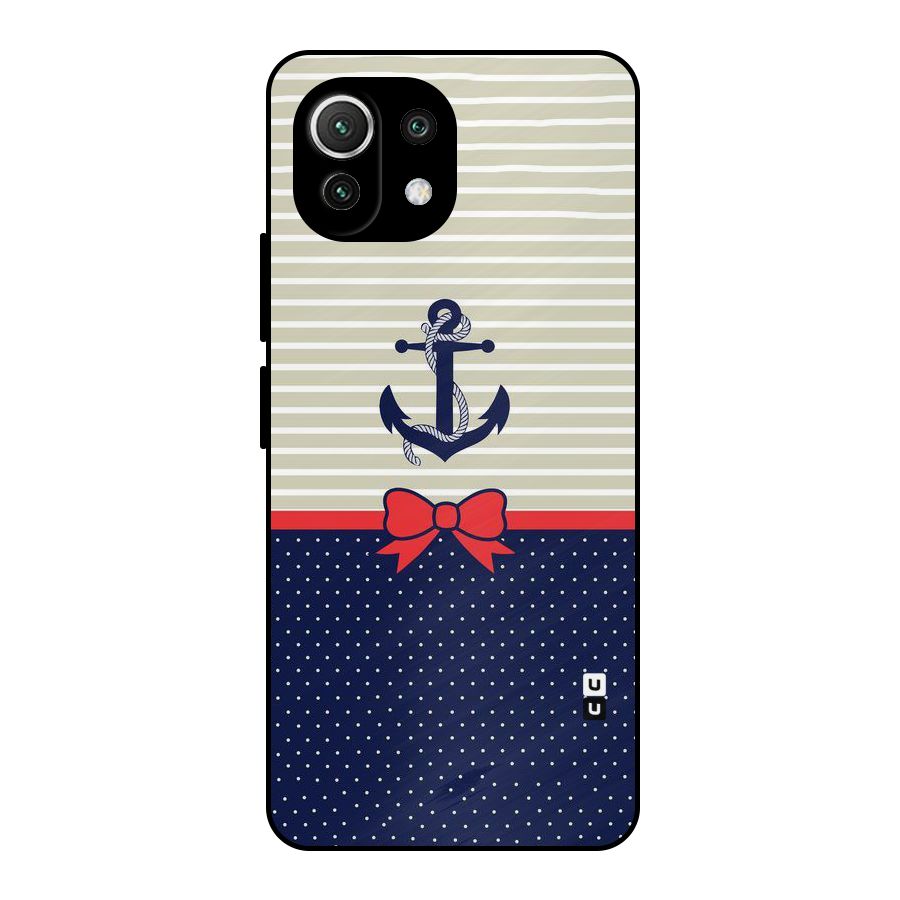 Ribbon Anchor Metal Back Case for Mi 11 Lite NE 5G