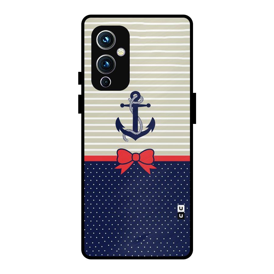 Ribbon Anchor Metal Back Case for OnePlus 9