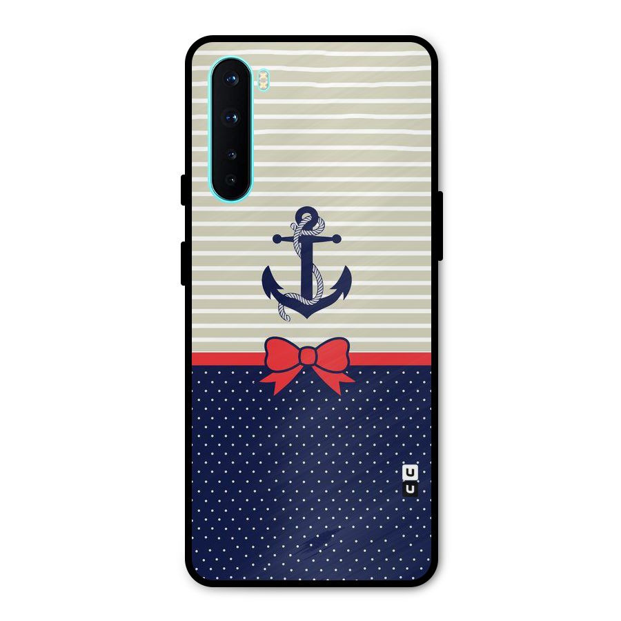 Ribbon Anchor Metal Back Case for OnePlus Nord