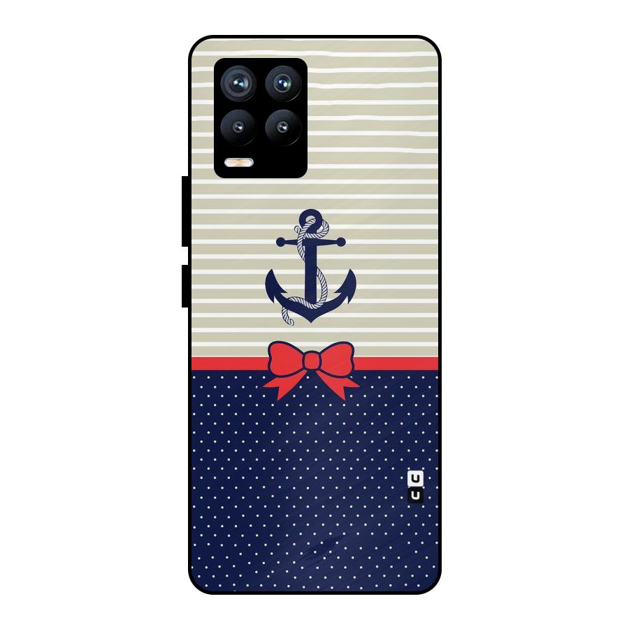Ribbon Anchor Metal Back Case for Realme 8 Pro