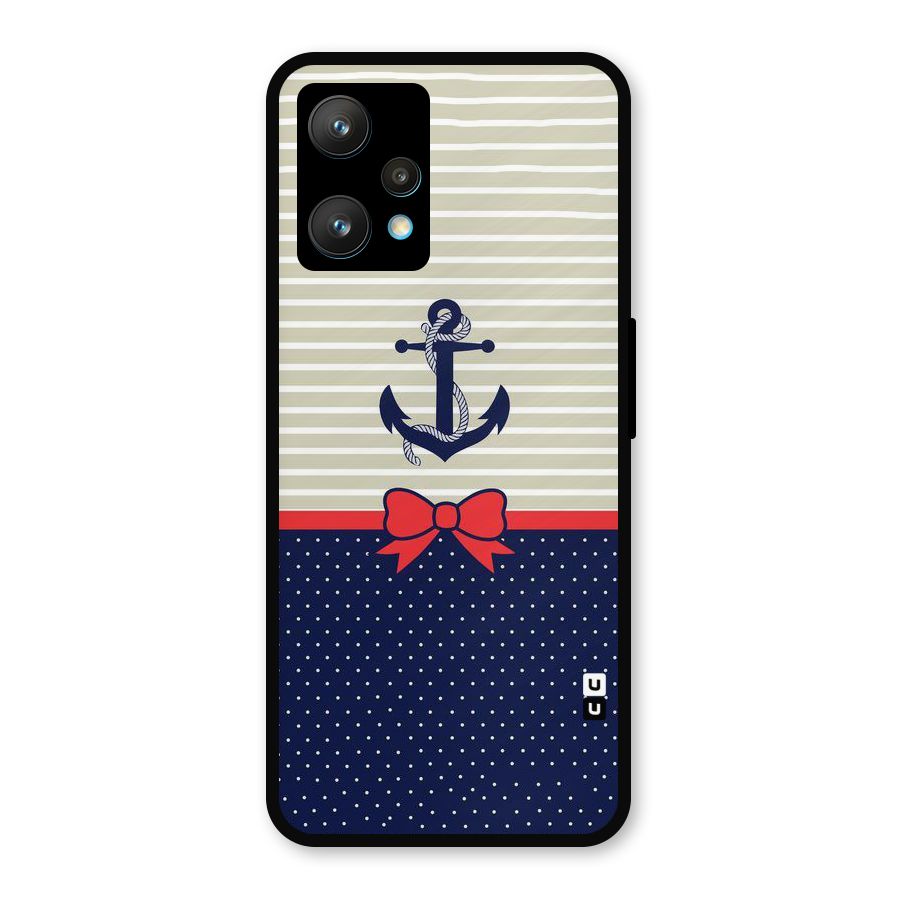 Ribbon Anchor Metal Back Case for Realme 9 Pro Plus 5G