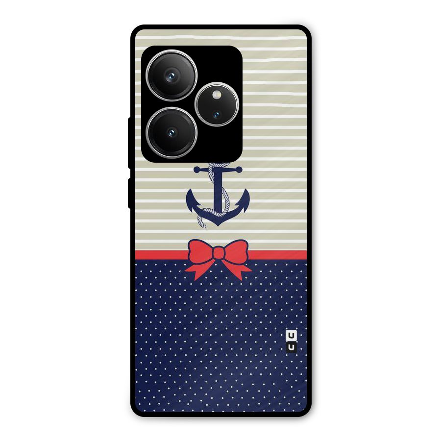 Ribbon Anchor Metal Back Case for Realme GT 6