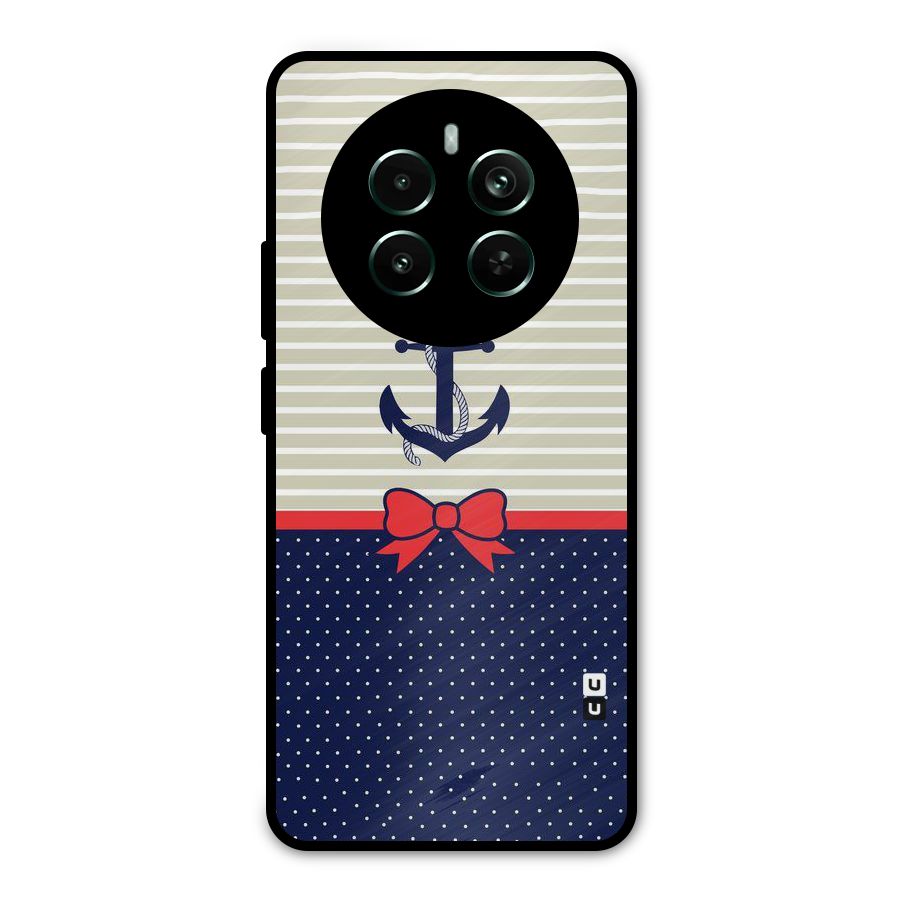 Ribbon Anchor Metal Back Case for Realme Narzo 70 Pro