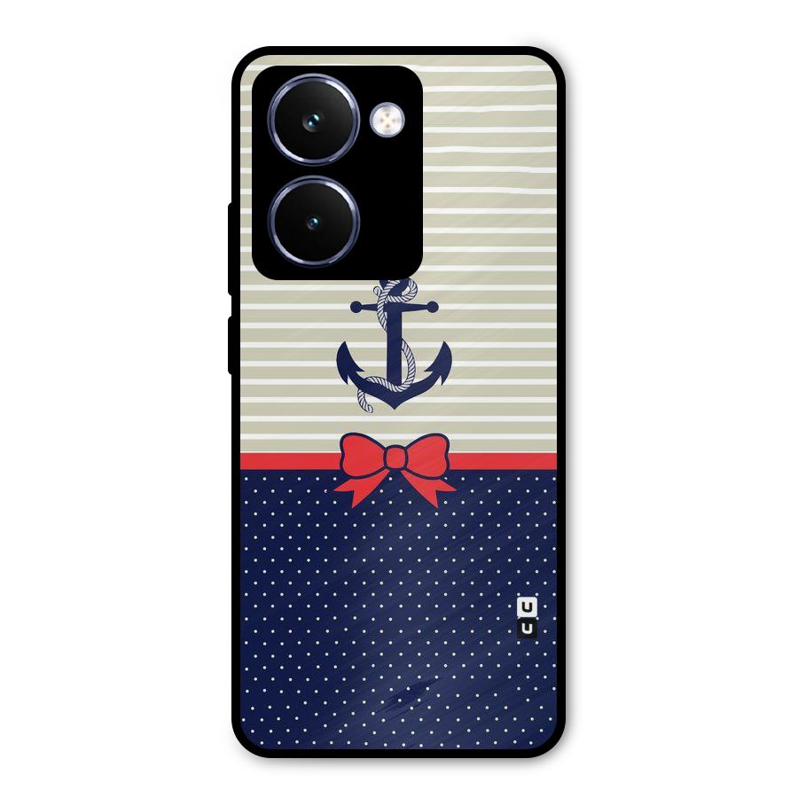 Ribbon Anchor Metal Back Case for Realme P3 Ultra