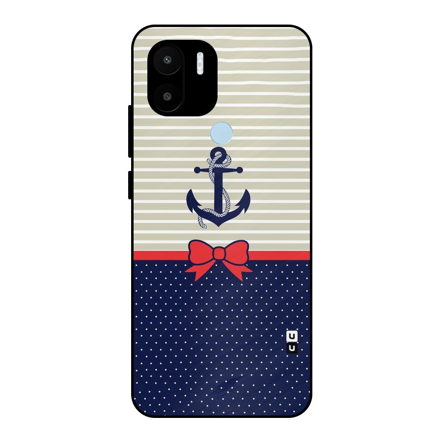 Ribbon Anchor Metal Back Case for Redmi A2+