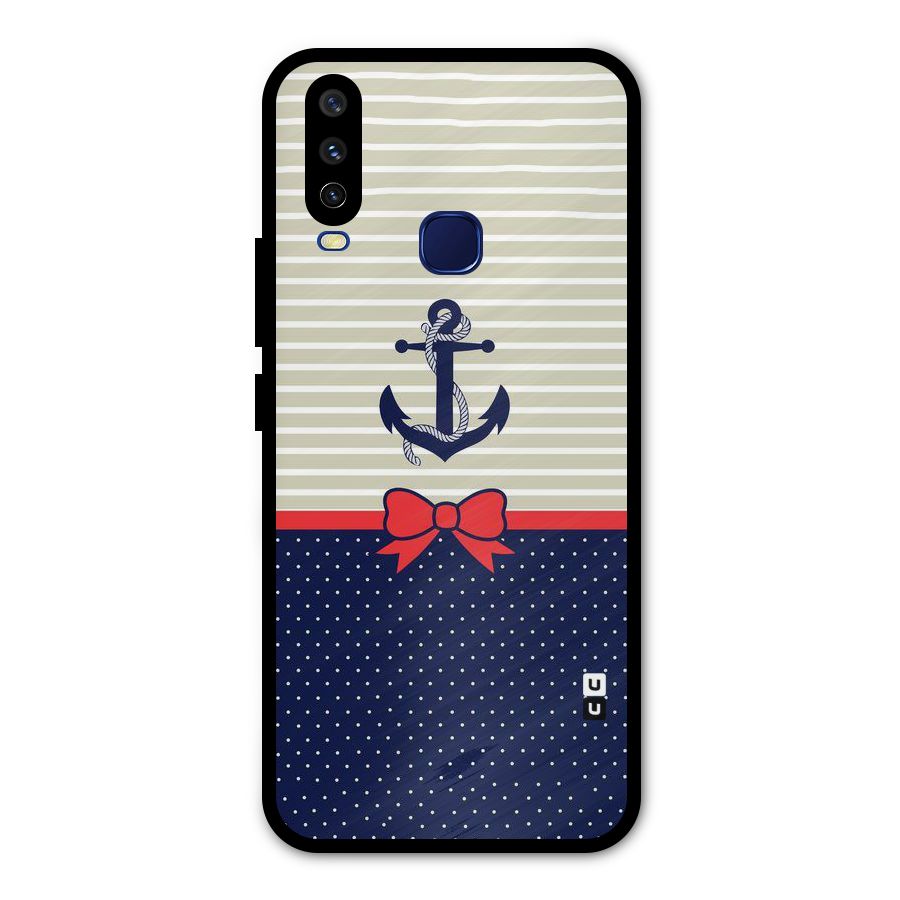 Ribbon Anchor Metal Back Case for Vivo Y15