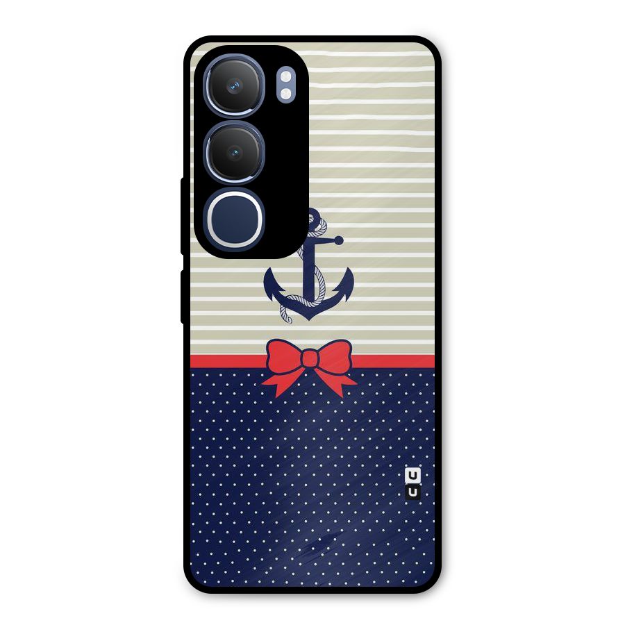 Ribbon Anchor Metal Back Case for Vivo Y29