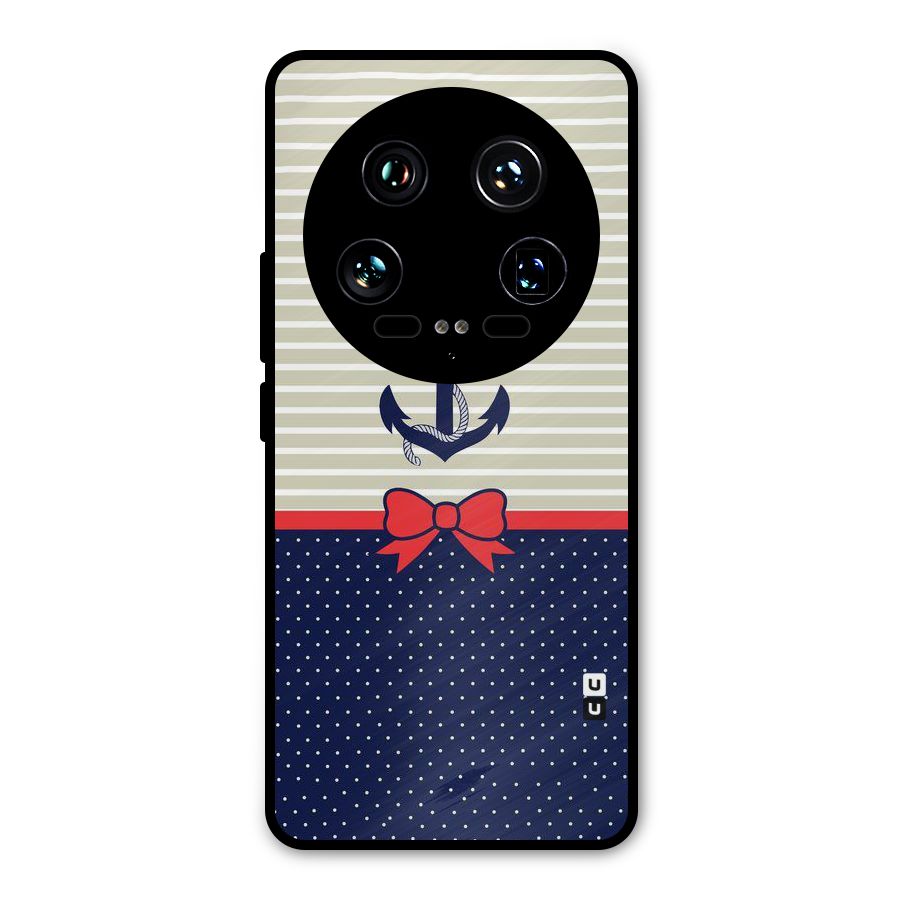 Ribbon Anchor Metal Back Case for Xiaomi 14 Ultra