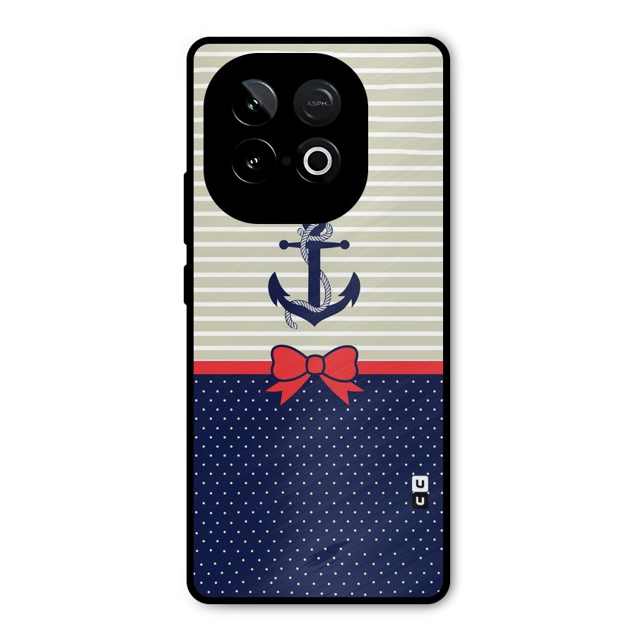 Ribbon Anchor Metal Back Case for iQOO Neo 10