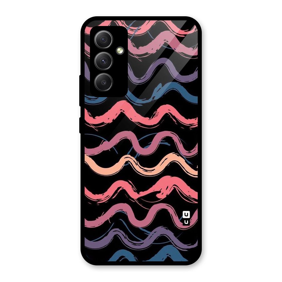 Ribbon Art Glass Back Case for Galaxy A34