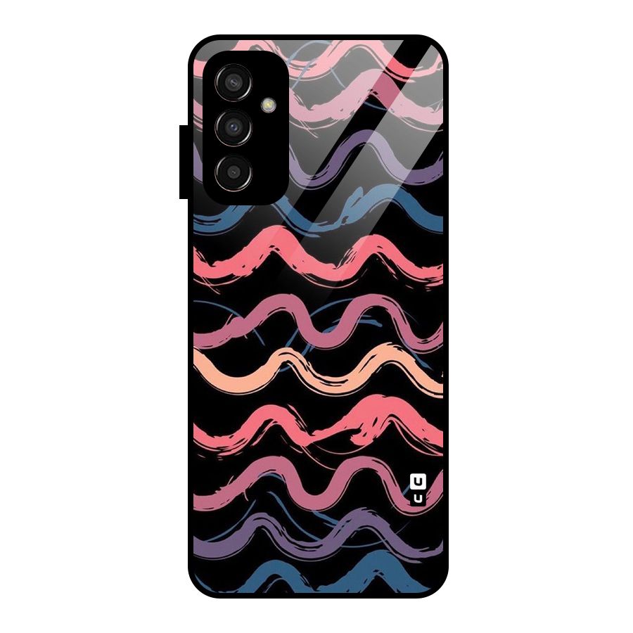 Ribbon Art Glass Back Case for Galaxy F13