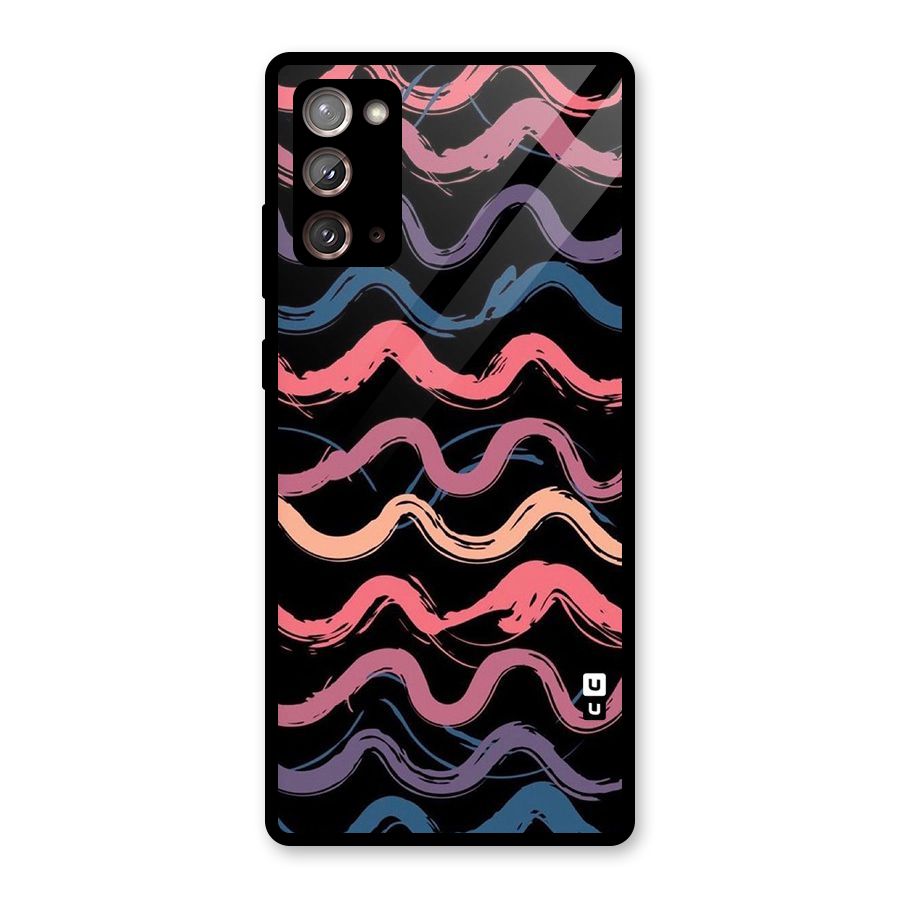 Ribbon Art Glass Back Case for Galaxy Note 20