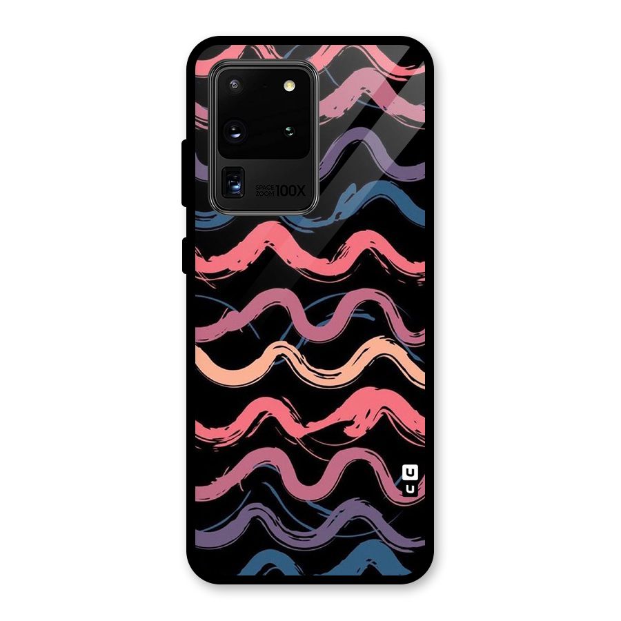 Ribbon Art Glass Back Case for Galaxy S20 Ultra