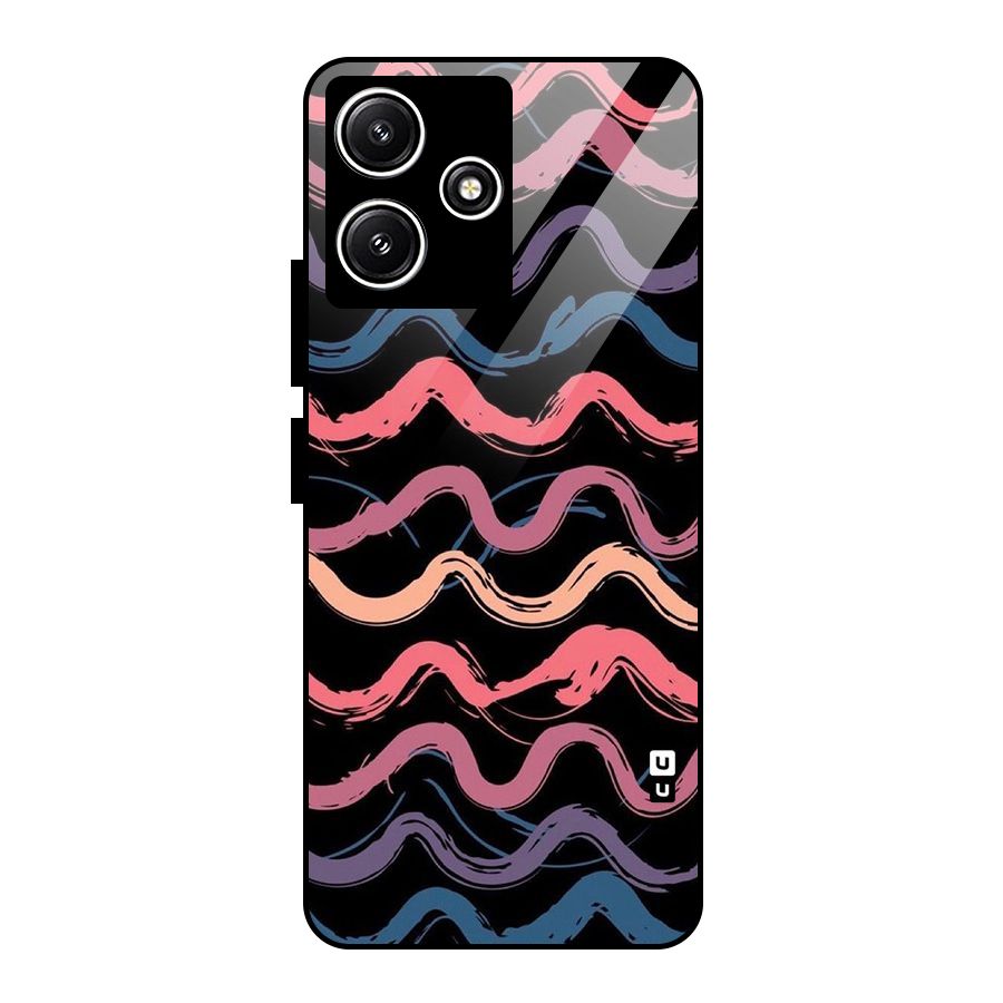 Ribbon Art Glass Back Case for Poco M6 Pro