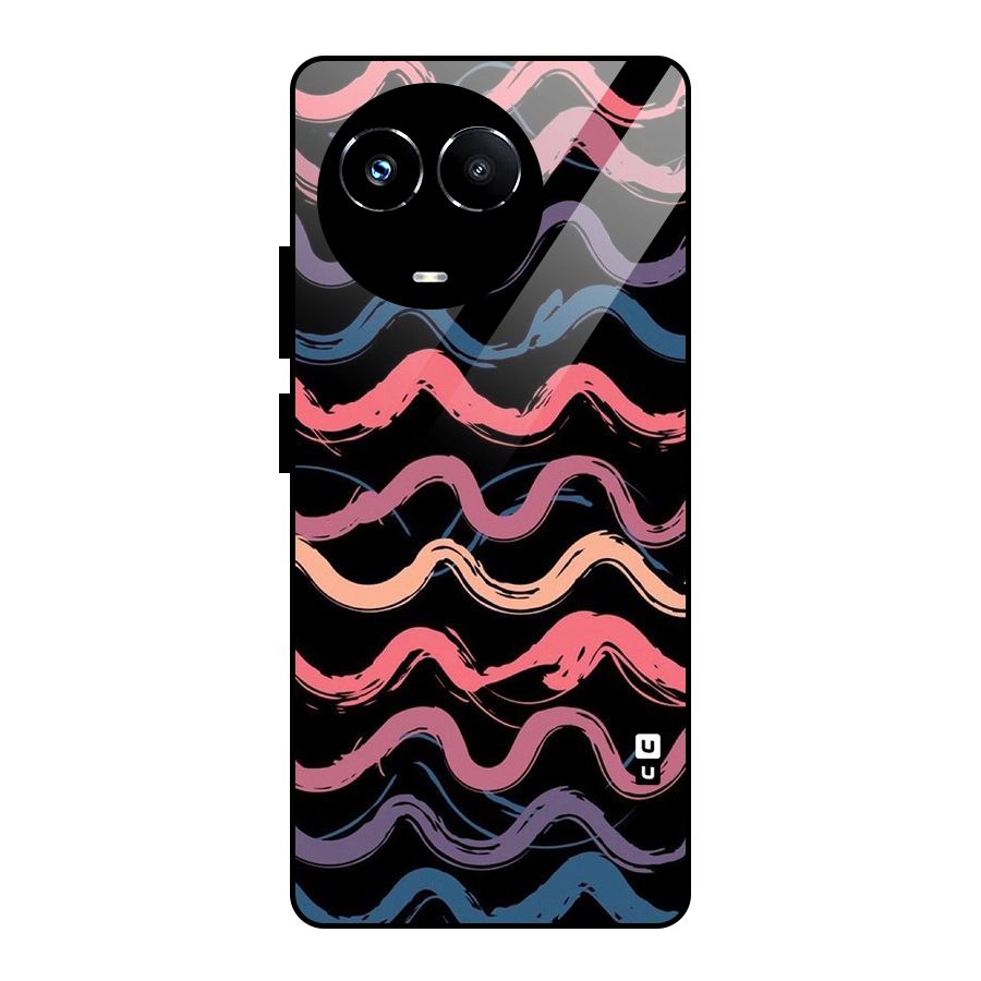 Ribbon Art Glass Back Case for Realme Narzo 60X